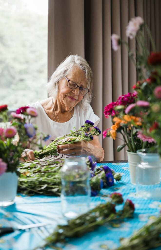 Bloemschikken bij Saamborgh